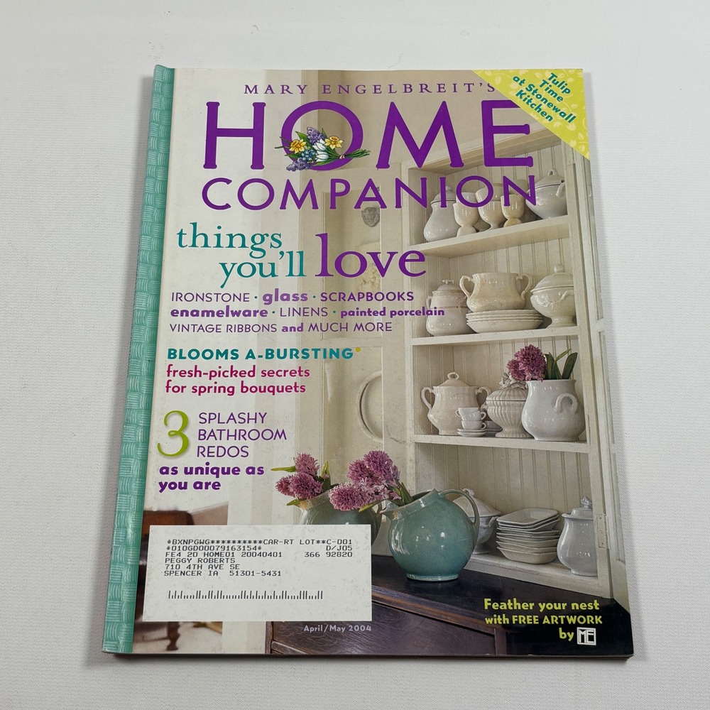 Mary Engelbreit Home Companion Magazine April May 2004 Issue Paper Doll